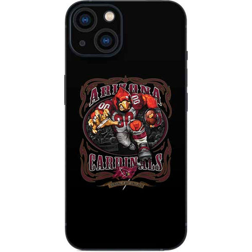 Liquid Blue NFL Arizona Cardinals Running Back iPhone 15 Skin