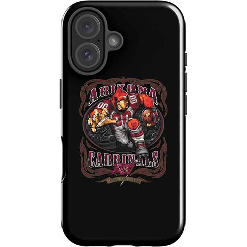 Liquid Blue NFL Arizona Cardinals Running Back iPhone 16 Impact Case