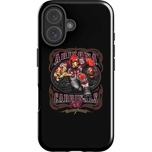 Liquid Blue NFL Arizona Cardinals Running Back iPhone 16 Plus Impact Case
