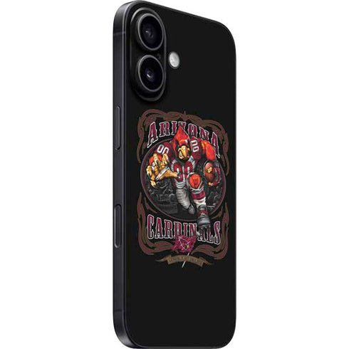 Liquid Blue NFL Arizona Cardinals Running Back iPhone 16 Plus Skin