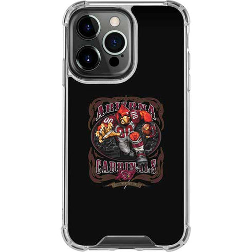 Liquid Blue NFL Arizona Cardinals Running Back iPhone 16 Pro Clear Case