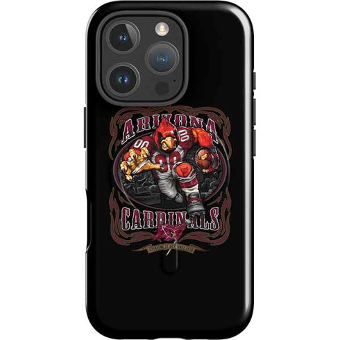 Liquid Blue NFL Arizona Cardinals Running Back iPhone 16 Pro Magsafe Impact Case