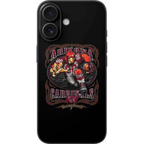 Liquid Blue NFL Arizona Cardinals Running Back iPhone 16 Skin