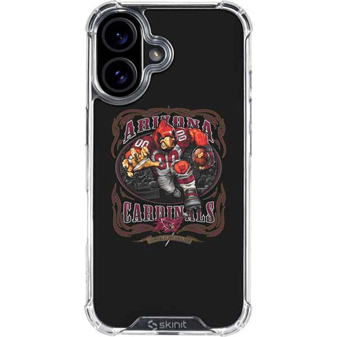 Liquid Blue NFL Arizona Cardinals Running Back iPhone 17 Clear Case
