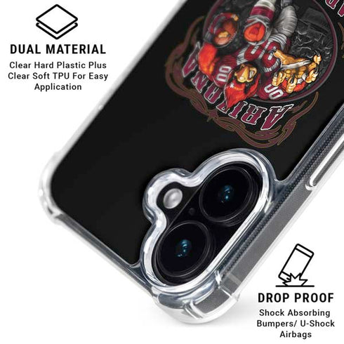 Liquid Blue NFL Arizona Cardinals Running Back iPhone 17 Clear Case