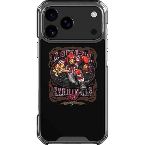 Liquid Blue NFL Arizona Cardinals Running Back iPhone 18 Pro Max Clear Case