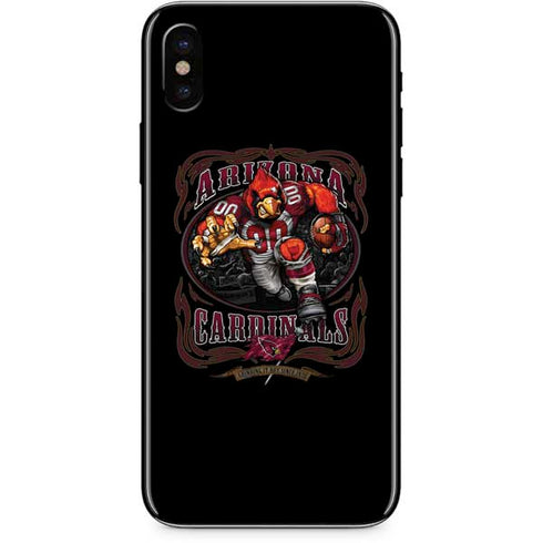 Liquid Blue NFL Arizona Cardinals Running Back iPhone XS Max Skin