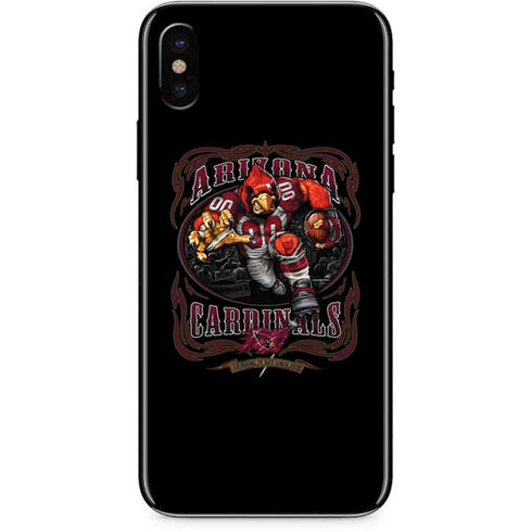 Liquid Blue NFL Arizona Cardinals Running Back iPhone XS Skin