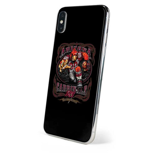 Liquid Blue NFL Arizona Cardinals Running Back iPhone XS Skin