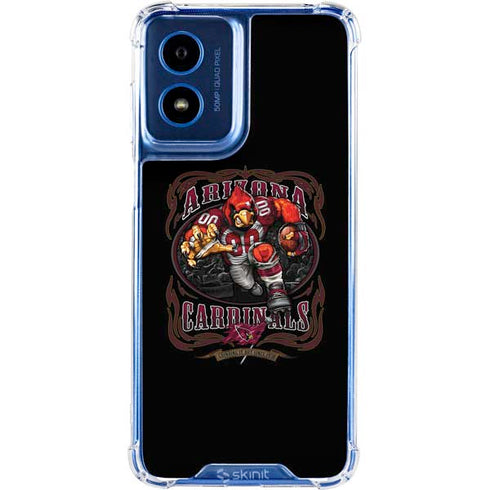 Liquid Blue NFL Arizona Cardinals Running Back Moto G 5G (2024) Clear Case