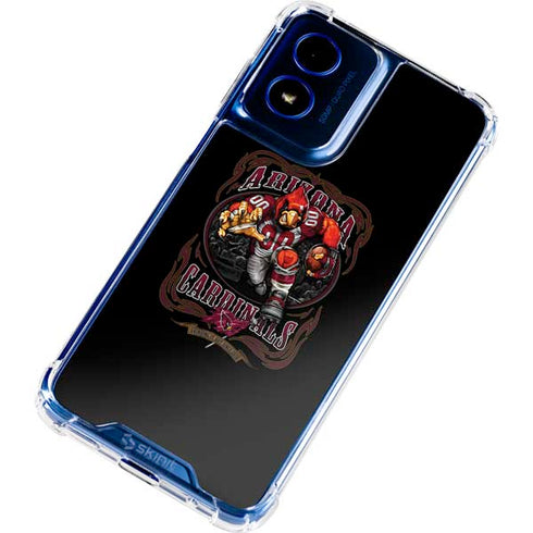 Liquid Blue NFL Arizona Cardinals Running Back Moto G 5G (2024) Clear Case