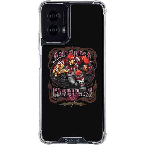 Liquid Blue NFL Arizona Cardinals Running Back Moto G Power 5G (2024) Clear Case