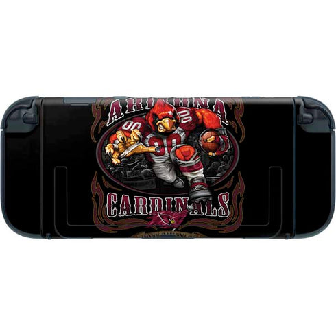 Liquid Blue NFL Arizona Cardinals Running Back Nintendo Switch 2 (2025) with Joy-Con Skin