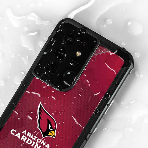 NFL Arizona Cardinals Team Jersey Galaxy S24 Ultra Waterproof Case