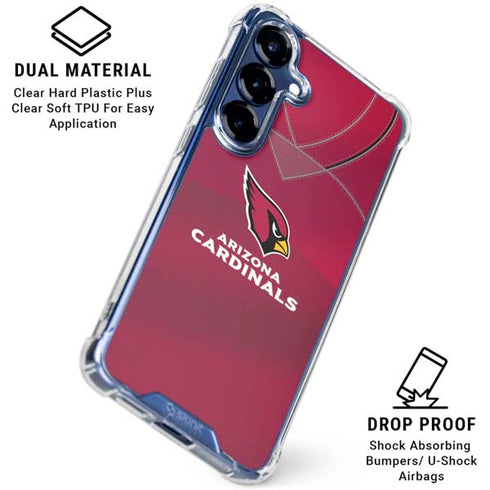 NFL Arizona Cardinals Team Jersey Galaxy S25 Clear Case