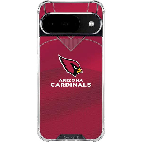 NFL Arizona Cardinals Team Jersey Google Pixel 10 Clear Case