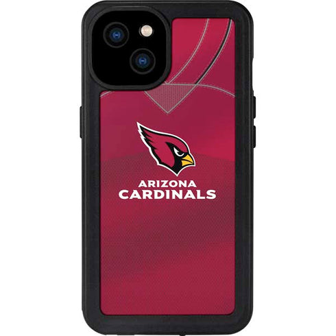NFL Arizona Cardinals Team Jersey iPhone 15 Plus Waterproof Case