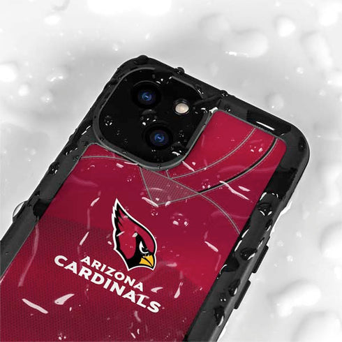 NFL Arizona Cardinals Team Jersey iPhone 15 Plus Waterproof Case