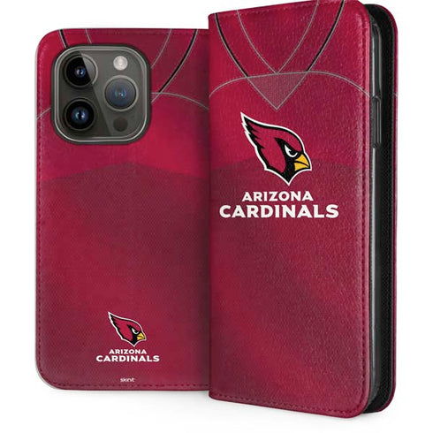 NFL Arizona Cardinals Team Jersey iPhone 15 Pro Folio Case