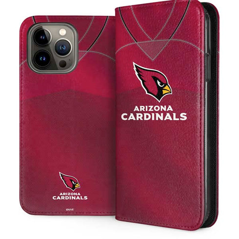 NFL Arizona Cardinals Team Jersey iPhone 15 Pro Max Folio Case