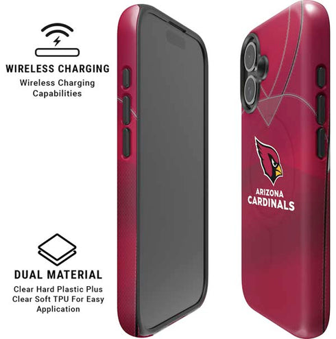 NFL Arizona Cardinals Team Jersey iPhone 16 Magsafe Impact Case