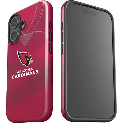 NFL Arizona Cardinals Team Jersey iPhone 16 Plus Impact Case