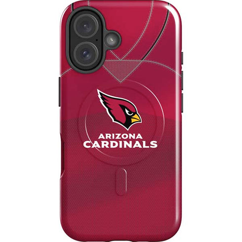 NFL Arizona Cardinals Team Jersey iPhone 16 Plus Magsafe Impact Case