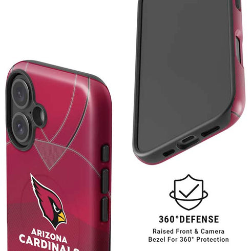 NFL Arizona Cardinals Team Jersey iPhone 16 Plus Magsafe Impact Case