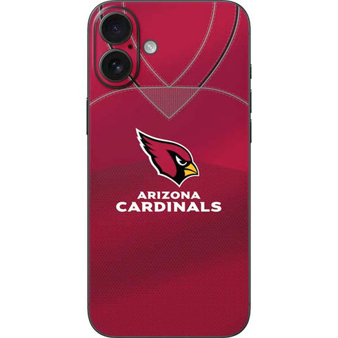 NFL Arizona Cardinals Team Jersey iPhone 16 Plus Skin