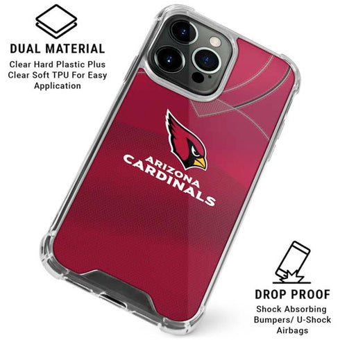NFL Arizona Cardinals Team Jersey iPhone 16 Pro Clear Case