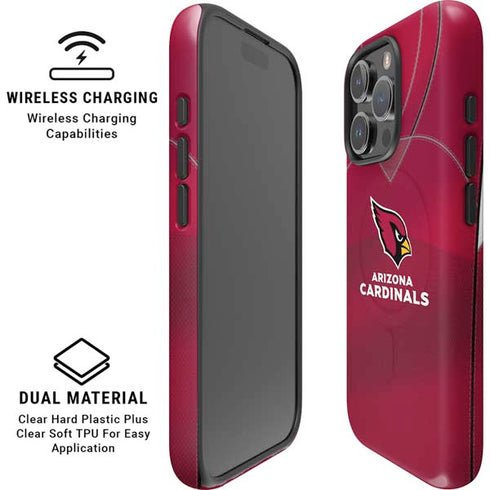 NFL Arizona Cardinals Team Jersey iPhone 16 Pro Magsafe Impact Case