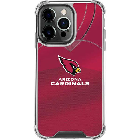 NFL Arizona Cardinals Team Jersey iPhone 16 Pro Max Clear Case