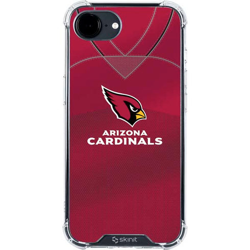 NFL Arizona Cardinals Team Jersey iPhone 16e Clear Case