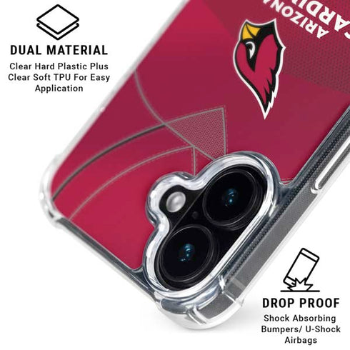 NFL Arizona Cardinals Team Jersey iPhone 17 Clear Case