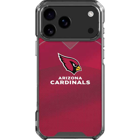 NFL Arizona Cardinals Team Jersey iPhone 18 Pro Max Clear Case