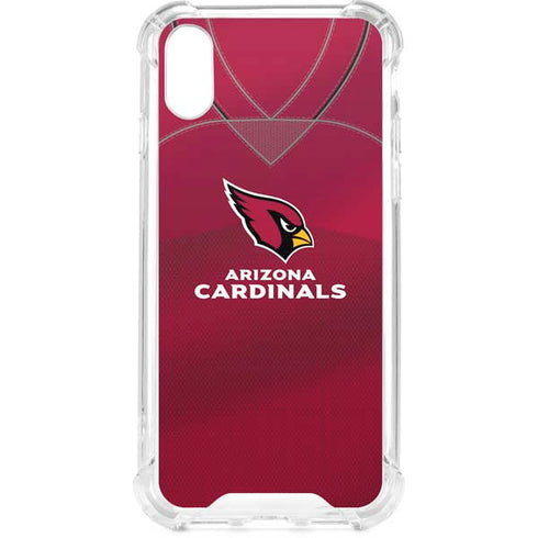 NFL Arizona Cardinals Team Jersey iPhone XS Clear Case