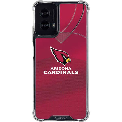 NFL Arizona Cardinals Team Jersey Moto G Power 5G (2024) Clear Case