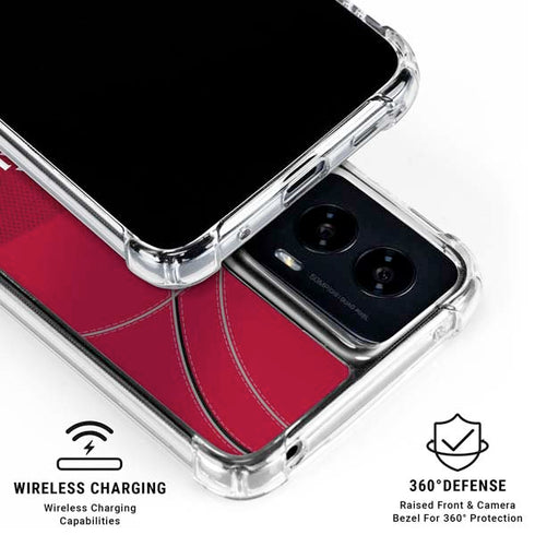 NFL Arizona Cardinals Team Jersey Moto G Power 5G (2024) Clear Case