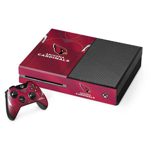 NFL Arizona Cardinals Team Jersey Xbox One Console and Controller Bundle Skin