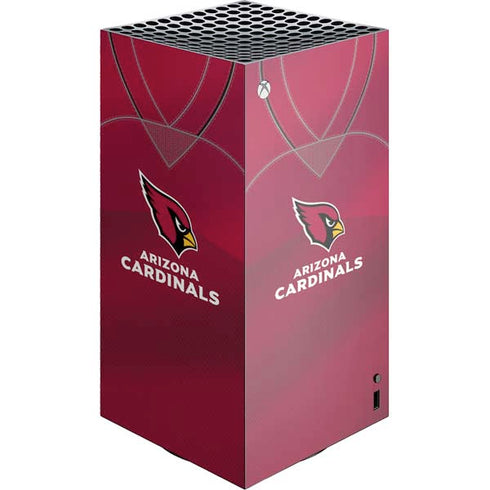 NFL Arizona Cardinals Team Jersey XBox Series X Digital Edition Console Skin