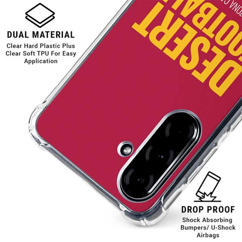 NFL Arizona Cardinals Team Motto Galaxy A36 5G Clear Case