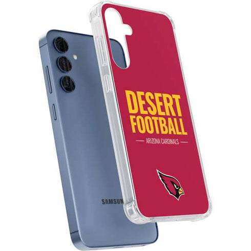 NFL Arizona Cardinals Team Motto Galaxy A55 5G Clear Case