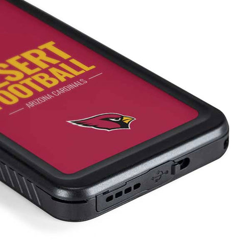 NFL Arizona Cardinals Team Motto Galaxy S24 Plus Waterproof Case