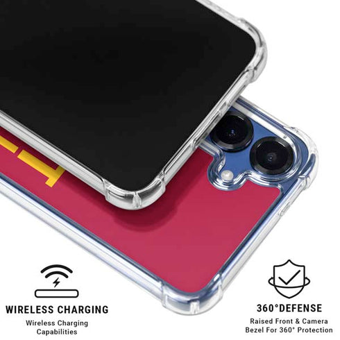 NFL Arizona Cardinals Team Motto Galaxy S25 Plus Clear Case