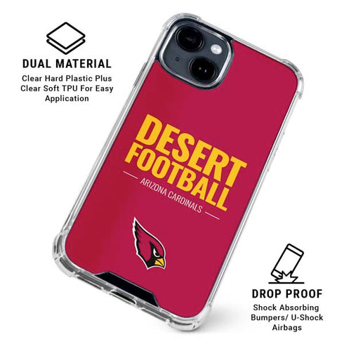 NFL Arizona Cardinals Team Motto iPhone 15 Clear Case