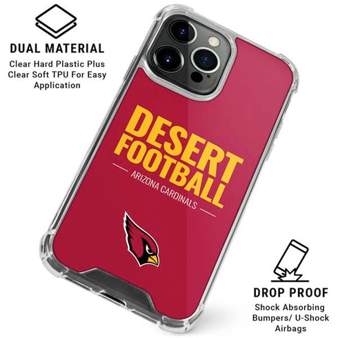 NFL Arizona Cardinals Team Motto iPhone 16 Pro Max Clear Case
