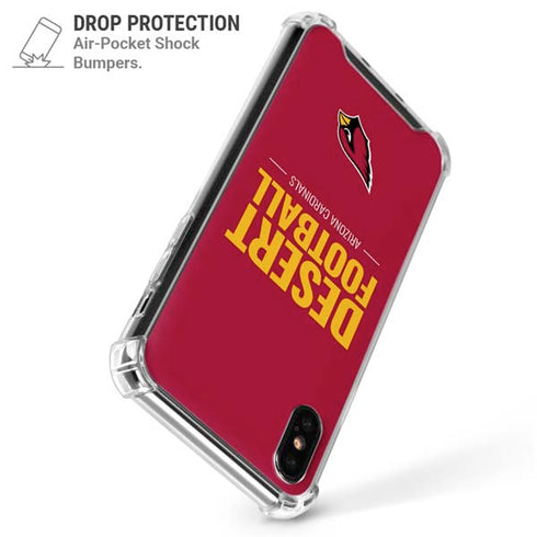 NFL Arizona Cardinals Team Motto iPhone X/XS Clear Case