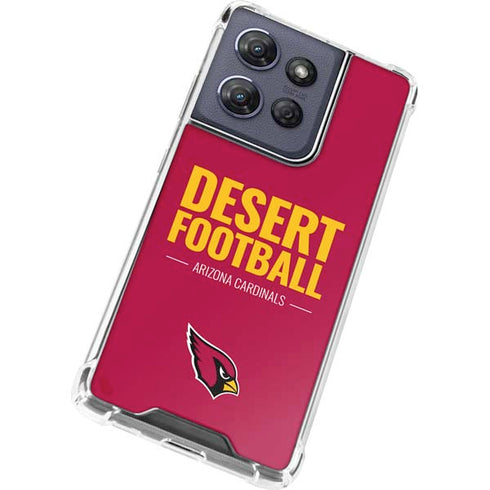 NFL Arizona Cardinals Team Motto Moto G 5G (2025) Clear Case