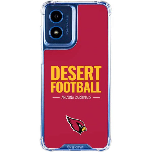 NFL Arizona Cardinals Team Motto Moto G 5G (2024) Clear Case