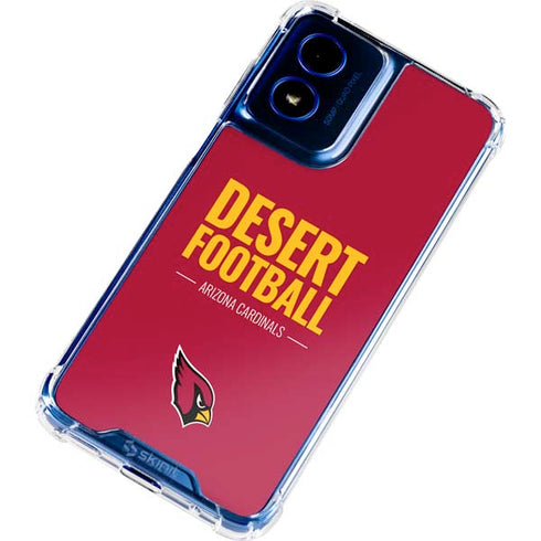 NFL Arizona Cardinals Team Motto Moto G 5G (2024) Clear Case